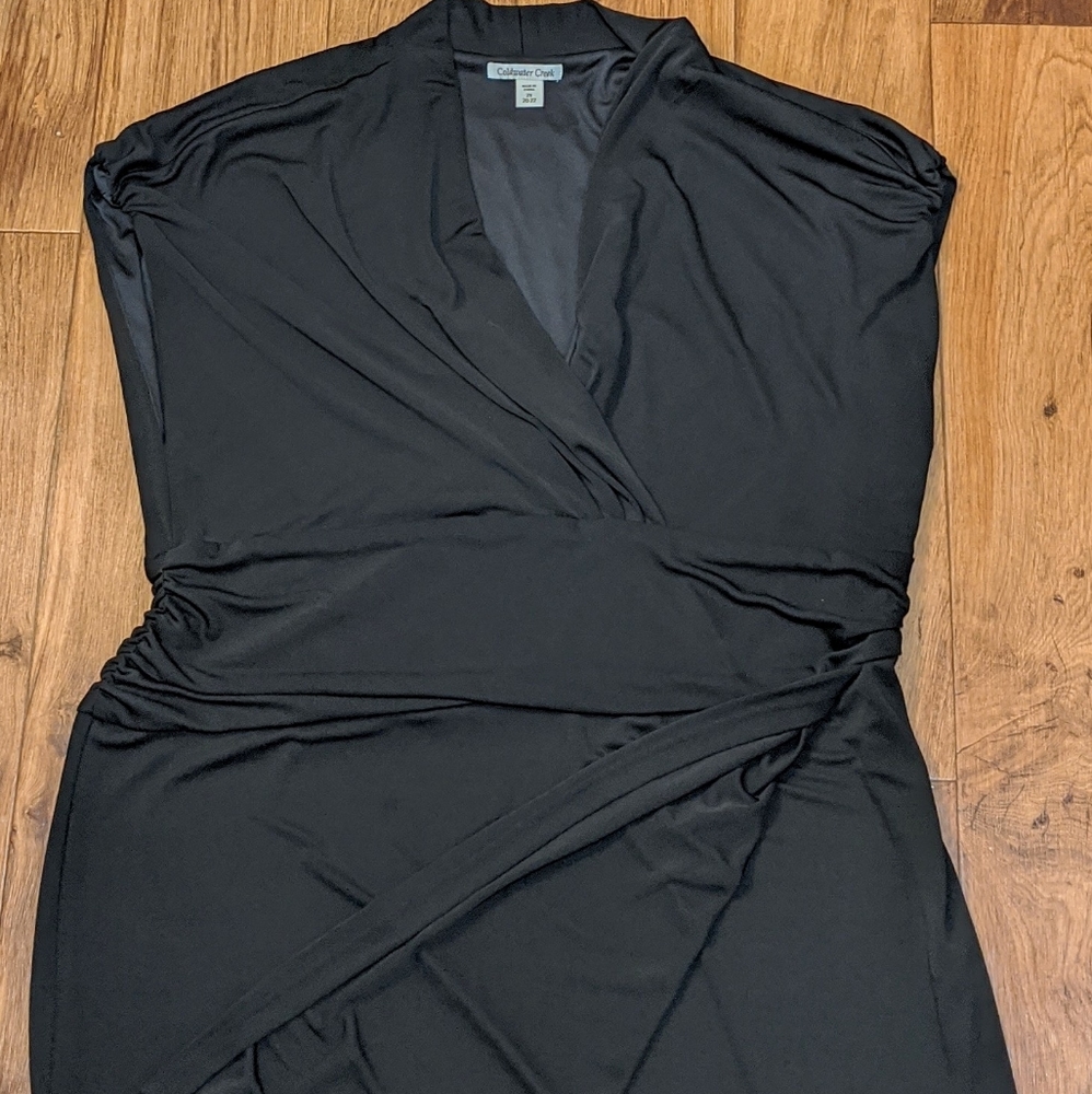 Coldwater Creek Crossover Knit Dress